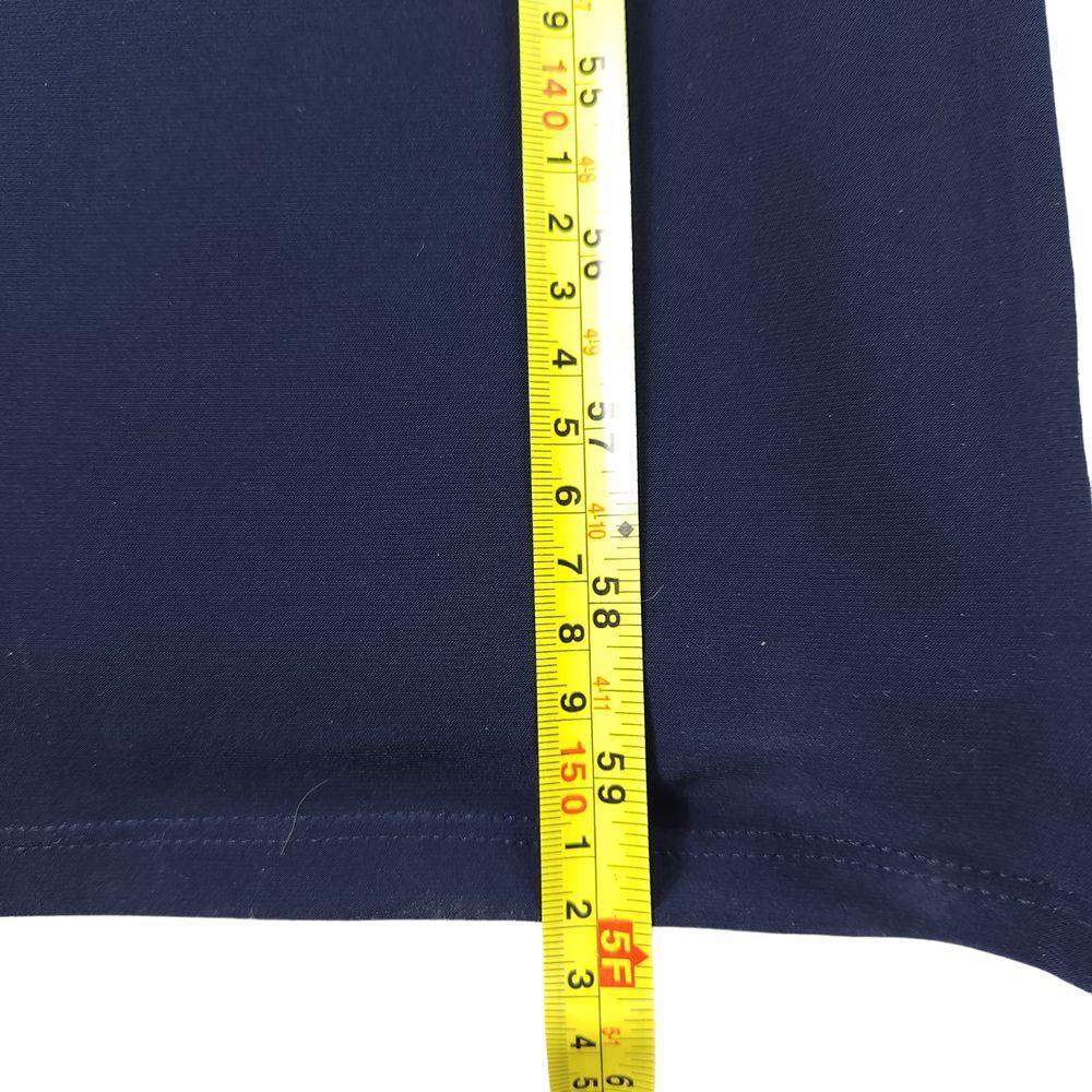 Lauren Ralph Lauren Maxi Dress 16 Blue White Ruched Long Sleeve Evening Formal - Picture 12 of 12